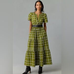 Anthropologie Somerset Moss Maxi Dress 120$